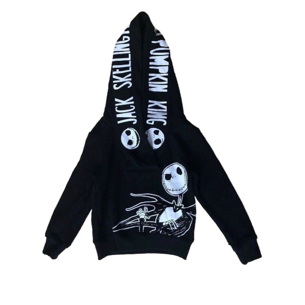 Disney Jack Skellington Pullover Hoodie Sweatshirt Nightmare before Christmas
